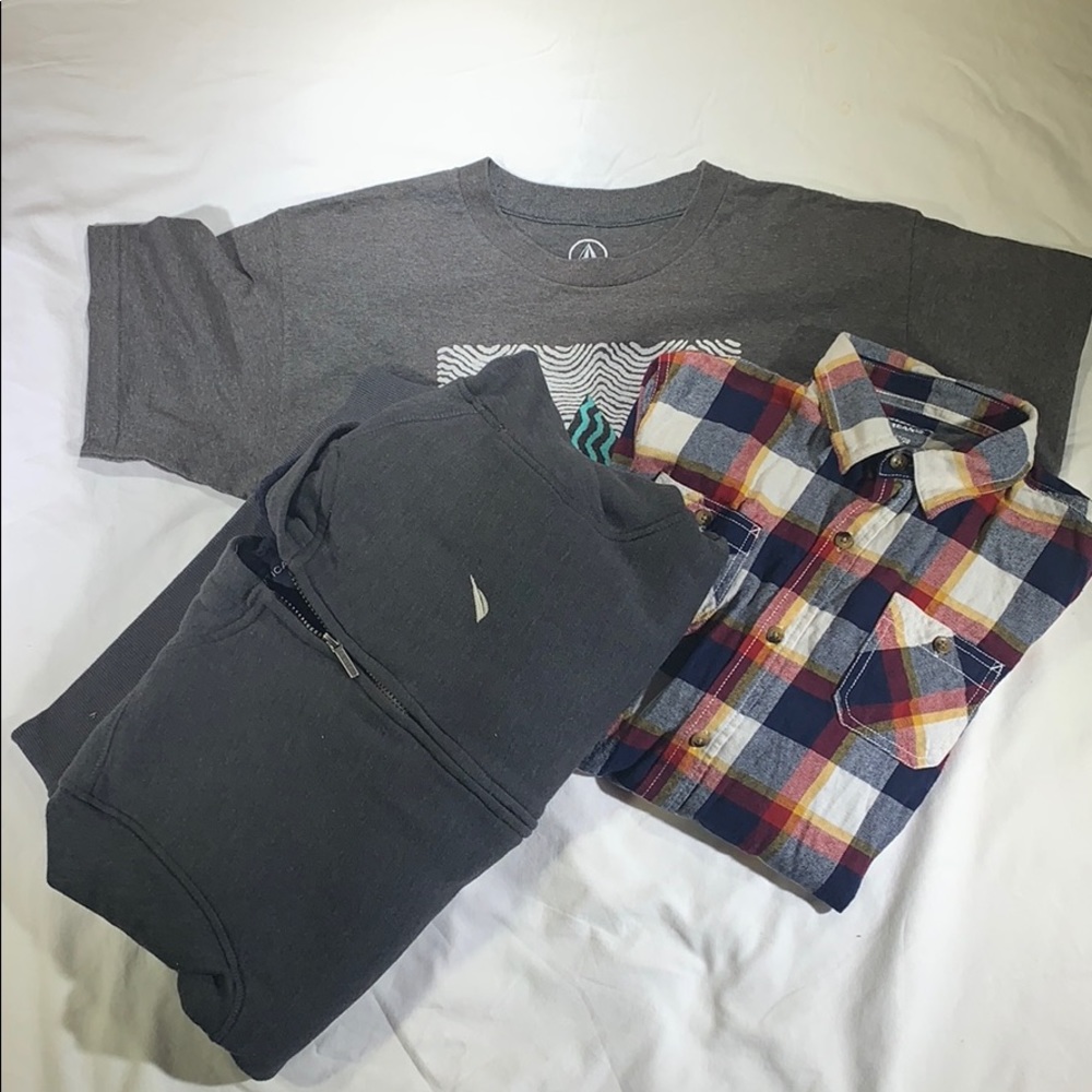 Nautica |Boys Fall/Winter Bundle Lined Hoodie L|XL